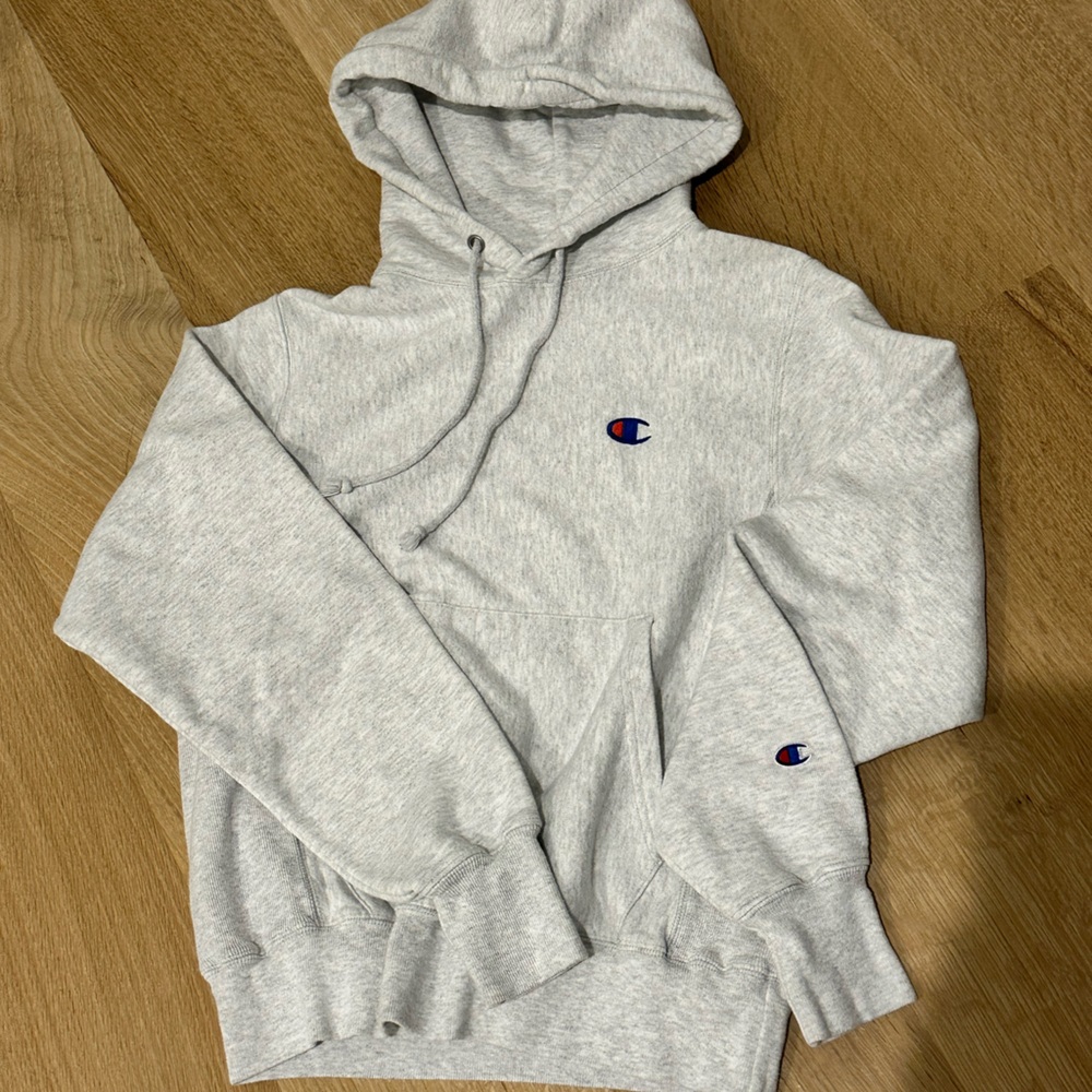 Champion Reverse Weave Gray Hoodie XS